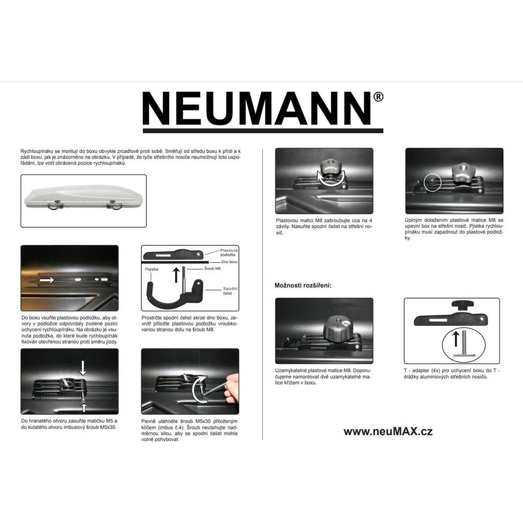 Dachboxen Zubehör Neumann Complete mounting kit