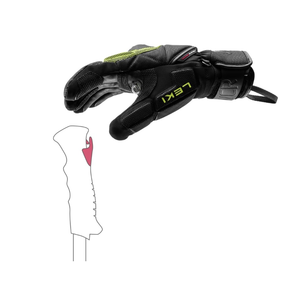 Skihandschuhe Leki WCR Coach 3D 