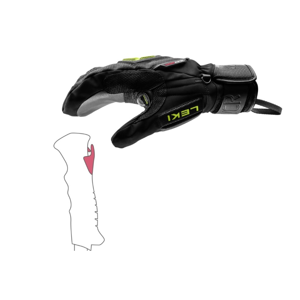 Skihandschuhe Leki WCR C-Tech 3D Mitt
