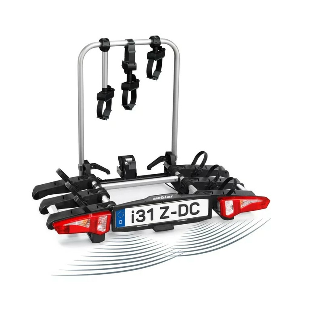 Fahrradträger Uebler i31 Z-DC + parking sensors + transport bag 