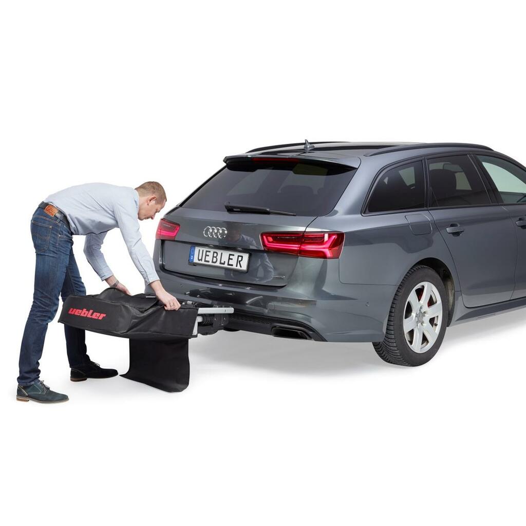Fahrradträger Uebler i31 Z-DC + parking sensors + transport bag 