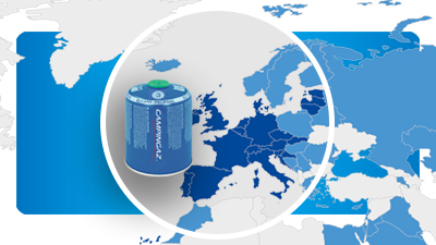 Europaweite Verfügbarkeit von Campingaz®-Gaskartuschen